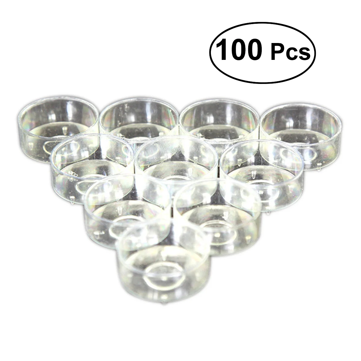 Plastic Holder Cups Cup Tealight Holders Tea Containers Clear Light Wax Votive Small Empty Aromatherapy Melt Wedding Transparent