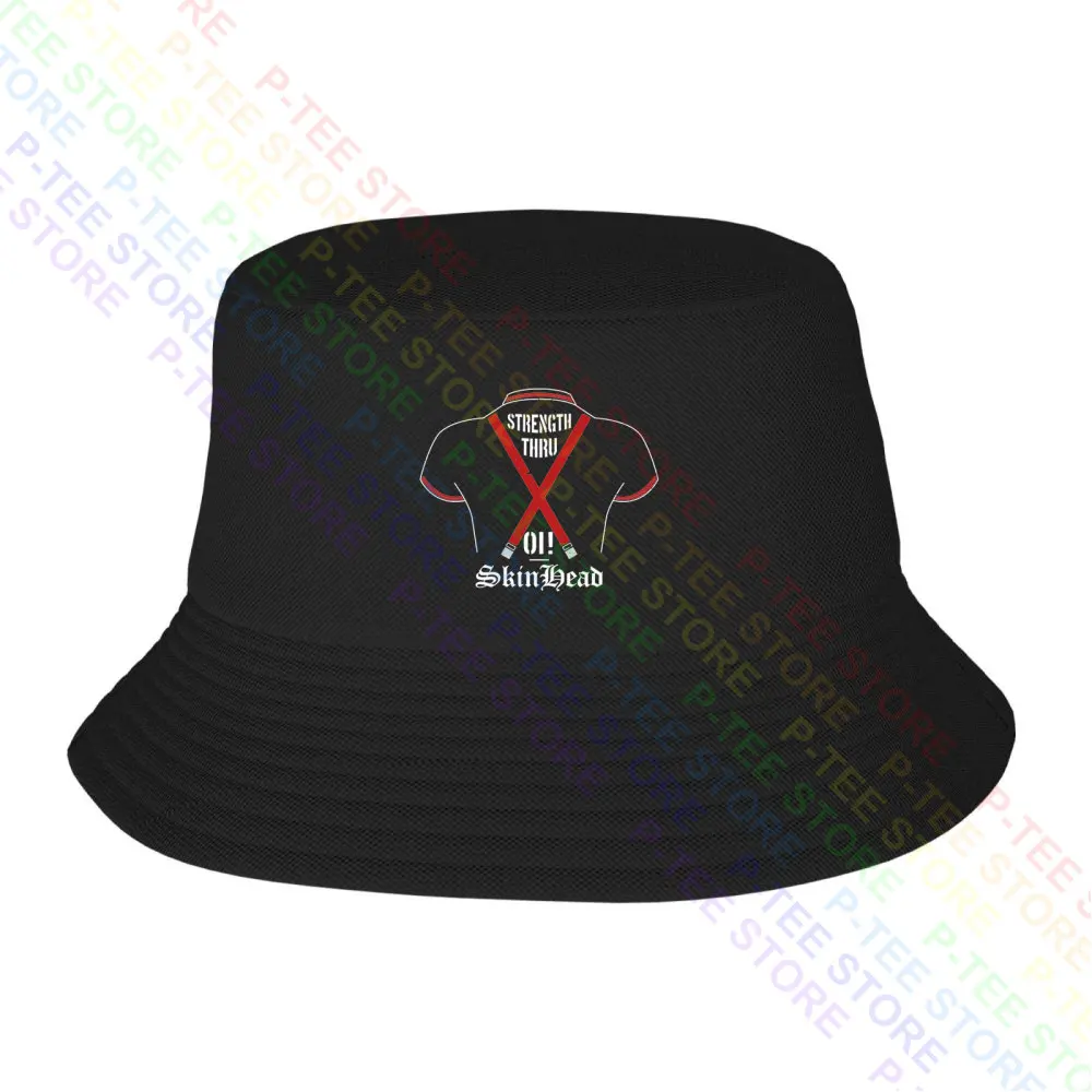 Skinhead Braces Strength Through Oi Baseball Cap Snapback Caps Knitted Bucket Hat