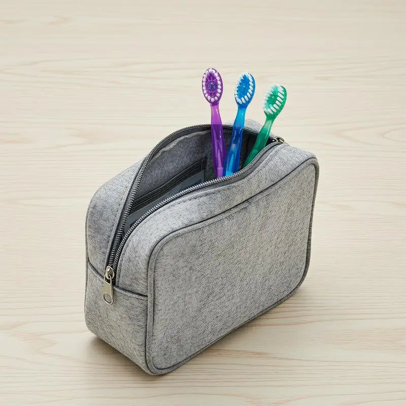 Portable Disposable Cleaning Toothbrush 2/12Pcs with Bursting Bead Dental Floss for Travel Outdoor Camping