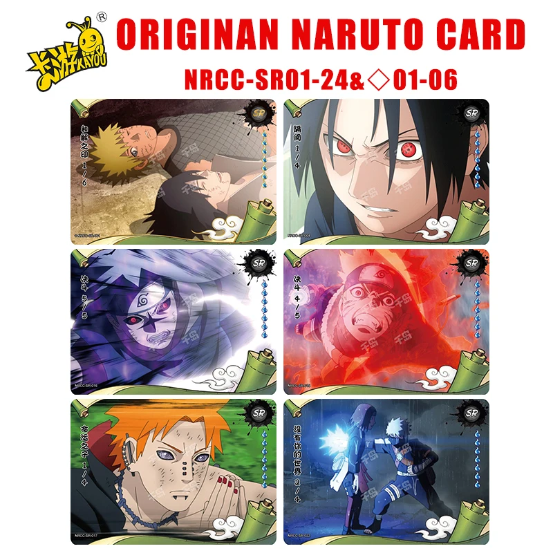 KAYOU Genuine Naruto MR UR SP SSR SR R PTR Cards Ninja Age N