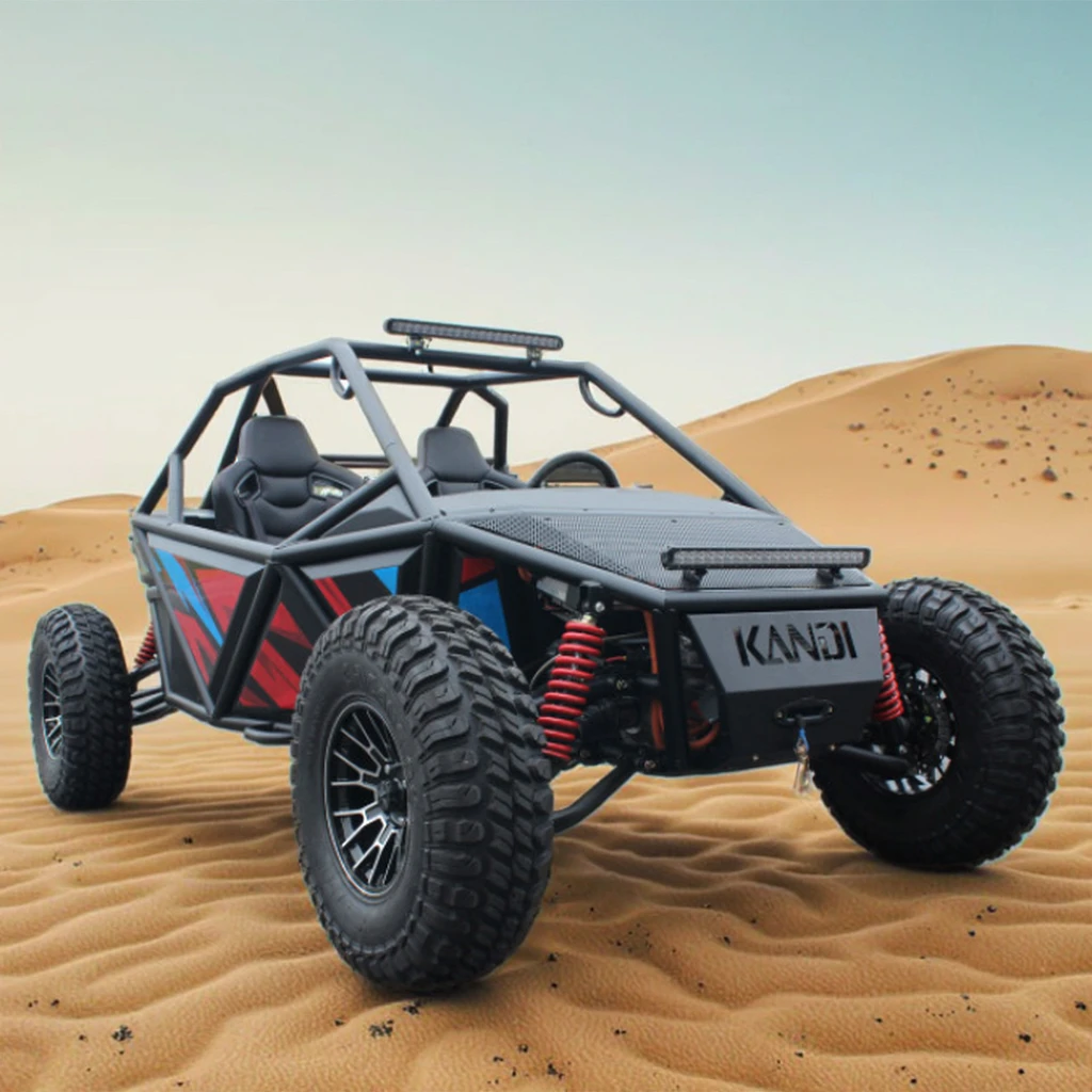 عربات التي تجرها الدواب الكهربائية للشاطئ الكبار 4x4 سباق كارت أربع عجلات مركبة كهربية 20KW بطارية ليثيوم كهربائية
