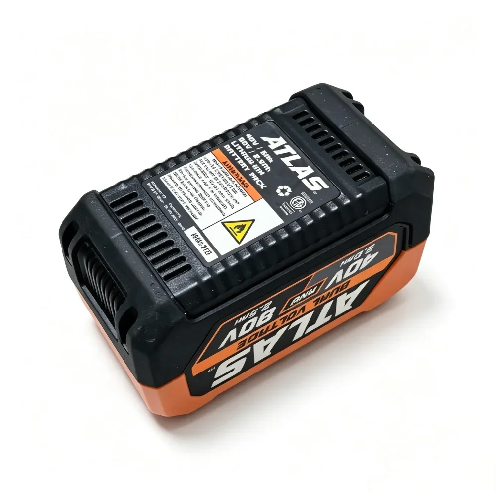100%Original 2.5Ah 5Ah for Harbor Freight ATLAS 40V 80V 56937 56938 56939 Electric Chain Saw Lawn Mower Hedge Trimmer Battery