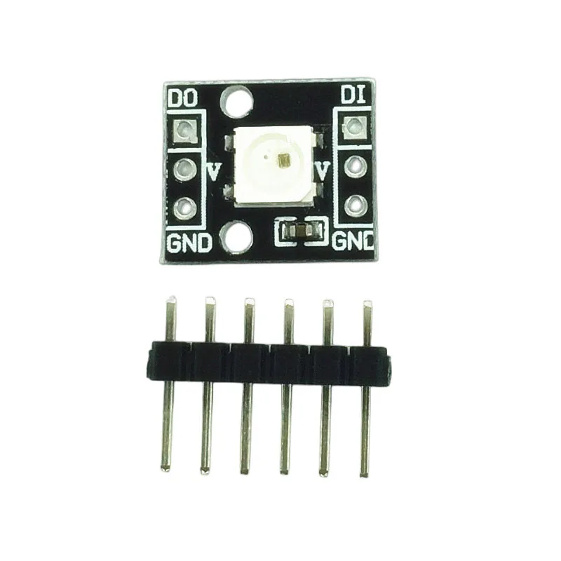 1/2~200/500Pcs Electronic Building Block 1 Bit WS2812B Serial 5050 Full-Color Drive LED Module