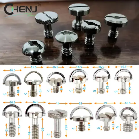 삼각대 모노포드 볼헤드 사진 촬영용 퀵 릴리스 플레이트 어댑터 나사, 1/4 인치 D-링 카메라 마운트 나사 삼각대 모노포드 볼헤드 사진 촬영용 퀵 릴리스 플레이트 어댑터 나사, 1/4 인치 D-링 카메라 마운트 나사