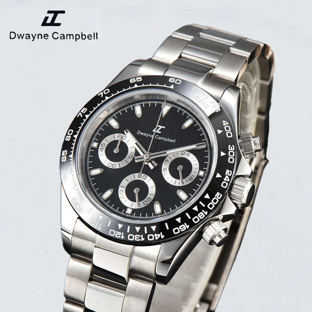 VK63 Watch Dwayne Campbell Men's Watch Quartz Watch High end Watch For VK63 Quartz Movement Luxury Commercial Chronograph