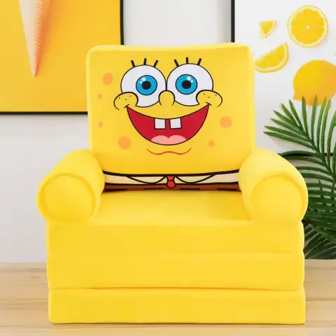 2026 New Cute   Extra Long Foldable Sofa Bed with Armrest Soft Cushion Lazy Lounge Chair for Home Living Room Toy  Toys Gifts