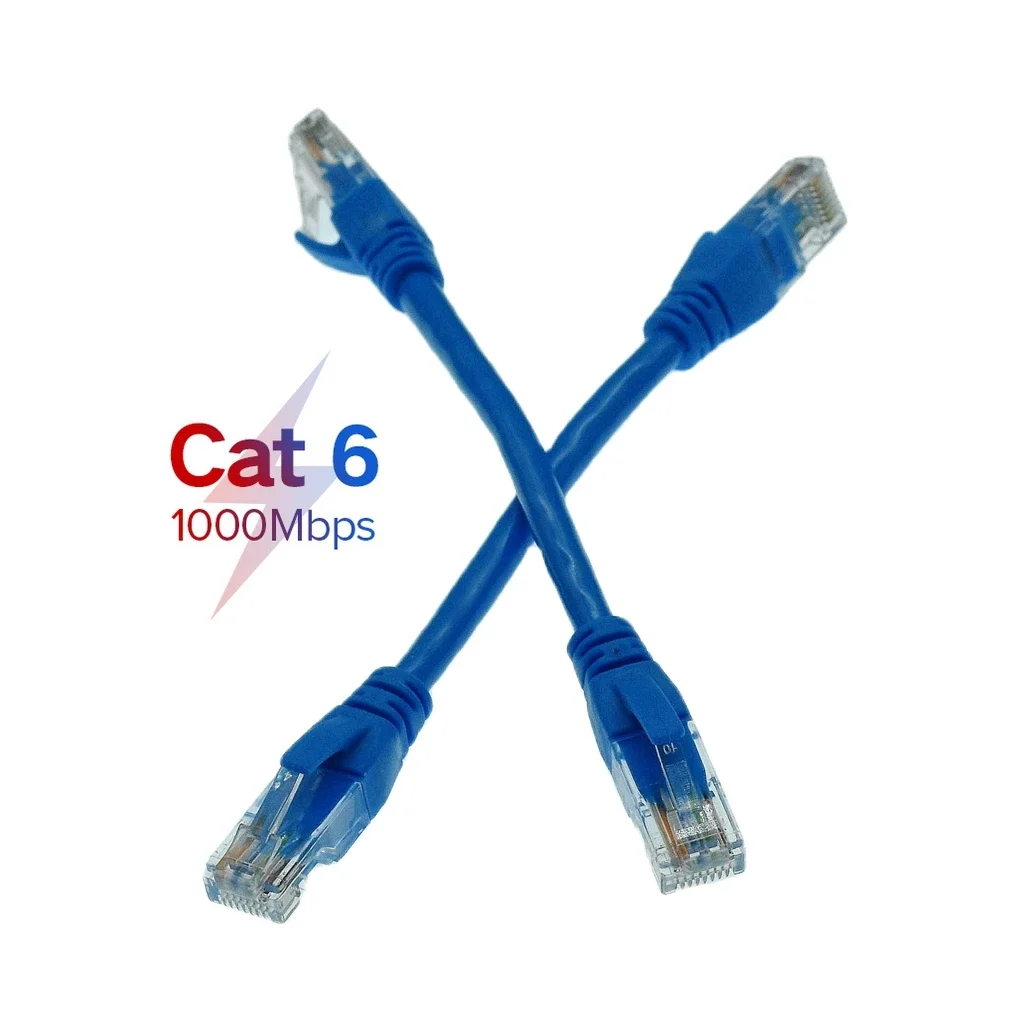 Cable de módem de enrutador de red Ethernet macho a macho, Cable de parche LAN, CAT6, RJ45, CAT 6, CAT6e, Cat5a, FTP, 15cm, 30cm, 50cm