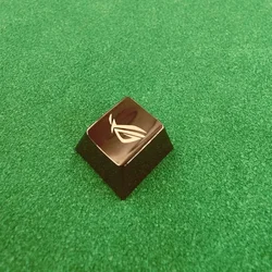 MiFuny ROG Metal Keycaps Original Custom Keyboard Caps Cherry Profile Aluminum Keycaps for Mechanical Keyboard Accessories Gift