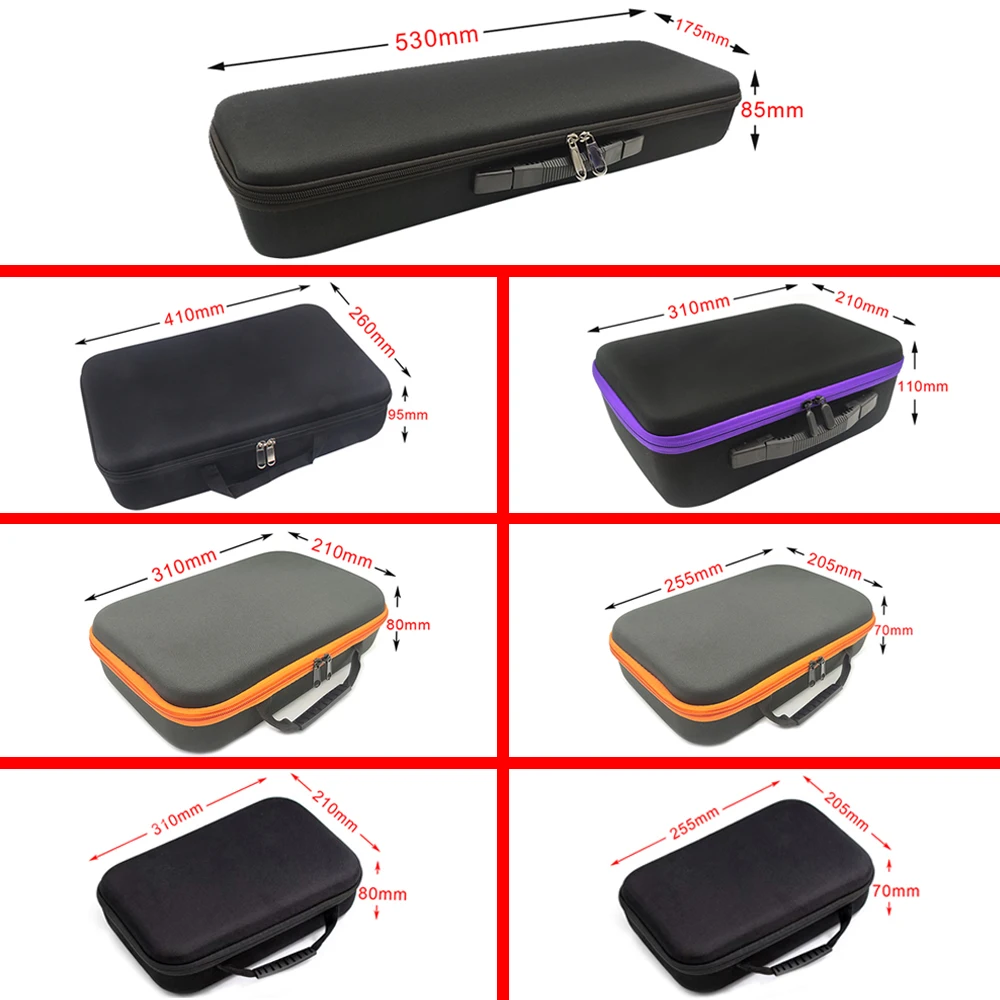 DIY Schaum Hard Carry Case Aufbewahrung sbox Reise Reiß verschluss tasche Personal isierung stoß feste Kamera tasche für Outdoor-Werkzeug zubehör – Detail 8