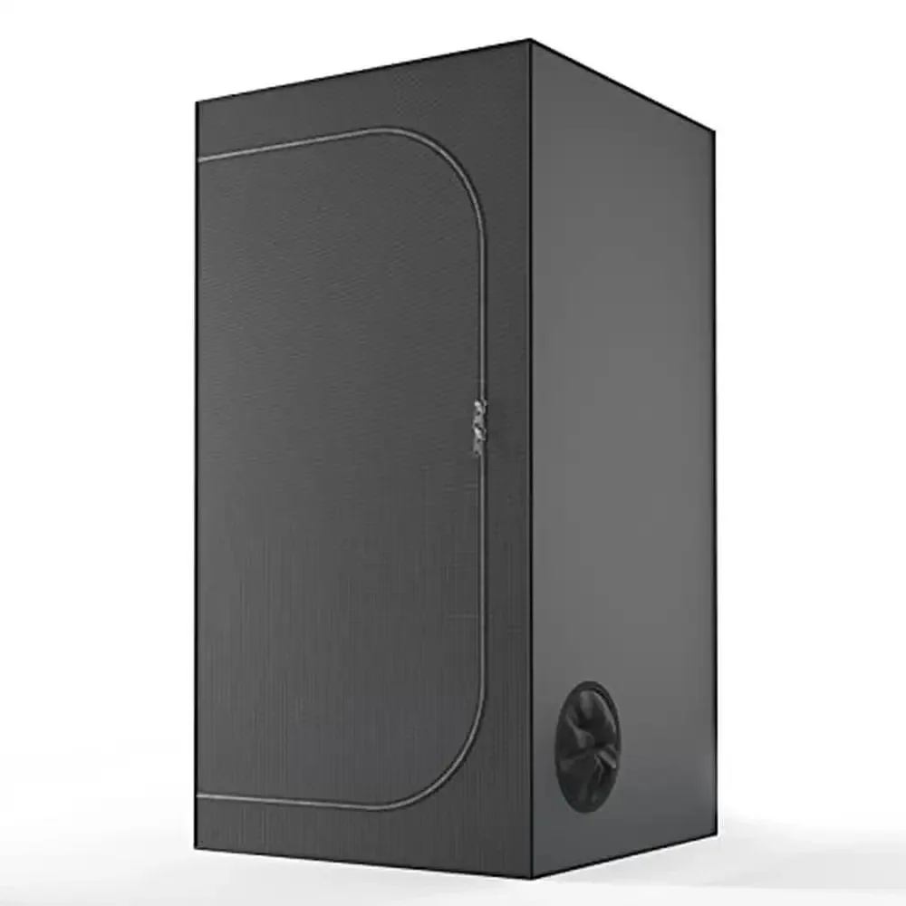 

Indoor Hydroponic Small Grow Tent 24x24x48 with Reflective Mylar Heavy Duty Canvas & Multiple Vents Easy Installation Durable