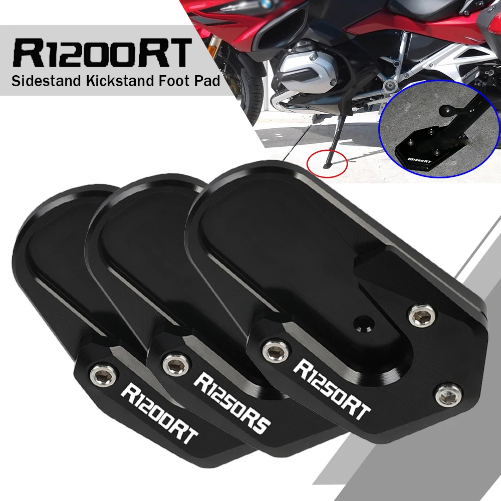 Motorcycle Accessories For BMW R1200RT R1200ST R1250RT R1250RS R 1200 1250 RT/RS Kickstand Foot Side Stand Extension Pad Plate