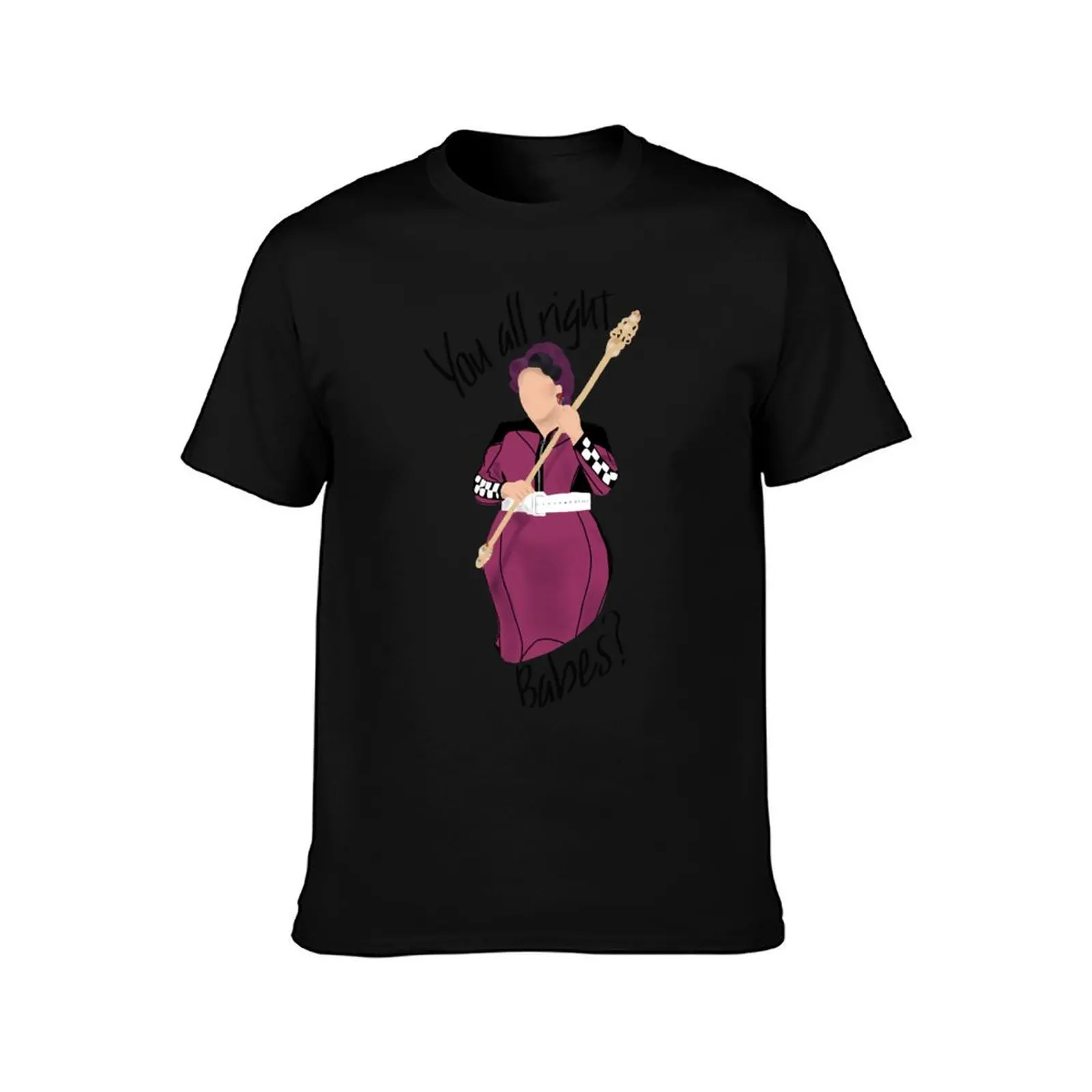 Drag Race UK Lawrence Chaney Winner You All Right Babes Sticker T-Shirt Summer Casual Cotton Tee Oversized Streetwear Tops