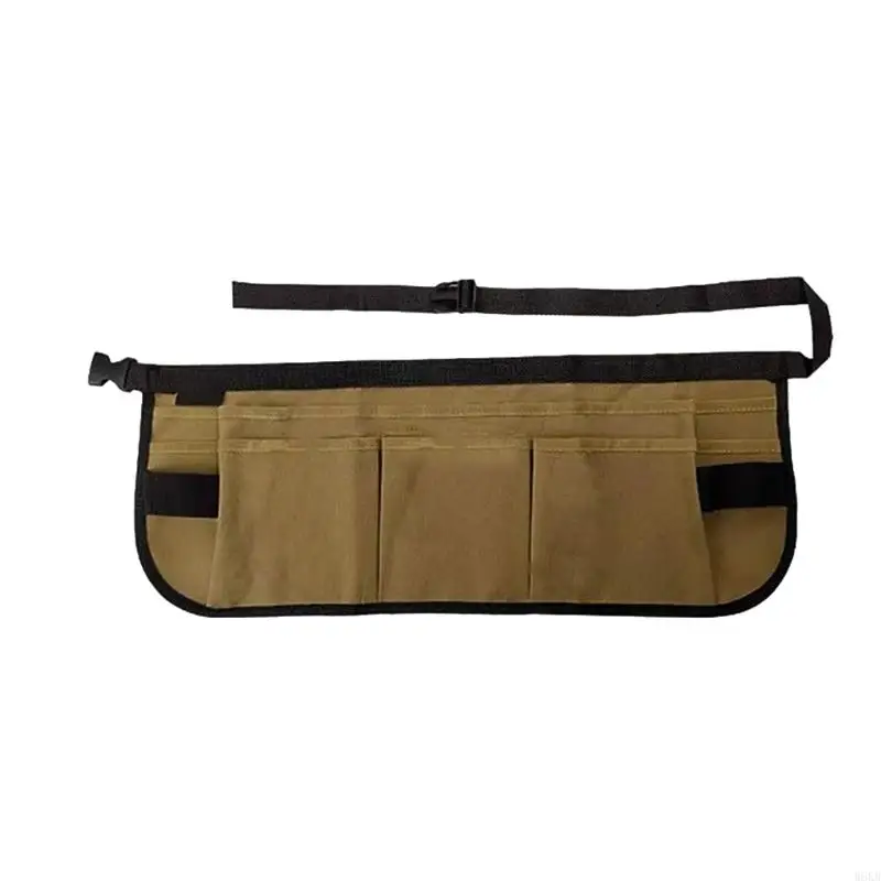 W8KB Professional Canvas Tool Bag Tool Herrol delantera con conveniente bolsillo almacenamiento para ventana Tint Tool