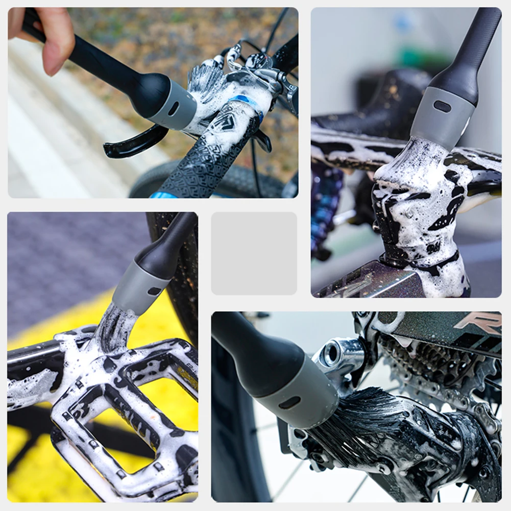 

8pcs Bicycle Bike Cleaning Tools Set Bike Cleaning Brush Set for Mountain Road City BMX and Folding Bike