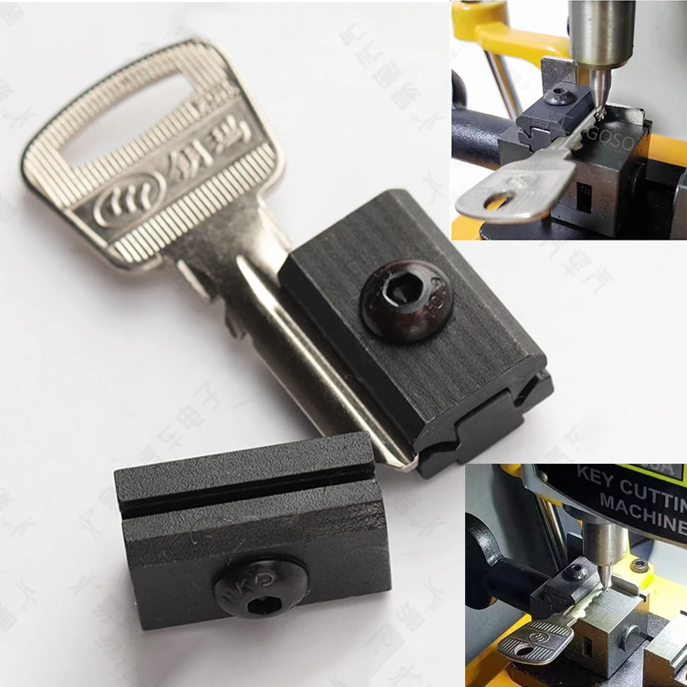 YUEMA Key Blank Clamp for FUGONG GOSO Key Cutting Machines Chuck Universal Semicircular Key Embryo Fixture