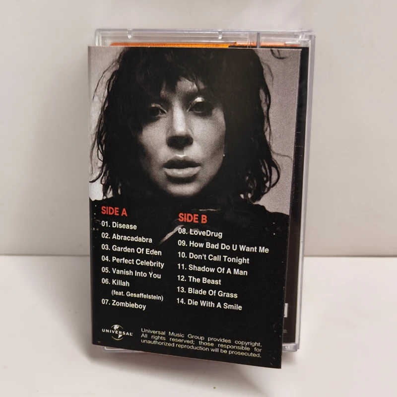 Nouveau Pop Lady Gaga la renommée bande musicale Mayhem Album maladies Cassettes Cosplay baladeur voiture enregistreur pistes sonores boîte fête musique