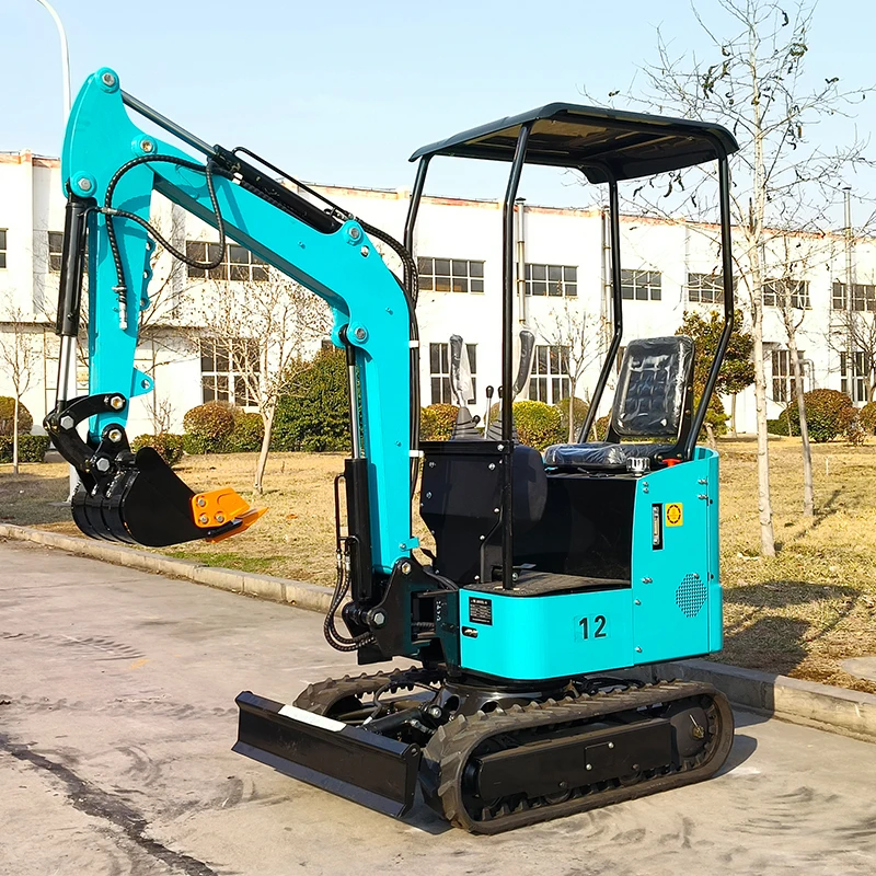 Chinese 1t crawler digger 1 Ton Mini Micro Excavator Bagger Price With CE EPA EUR5