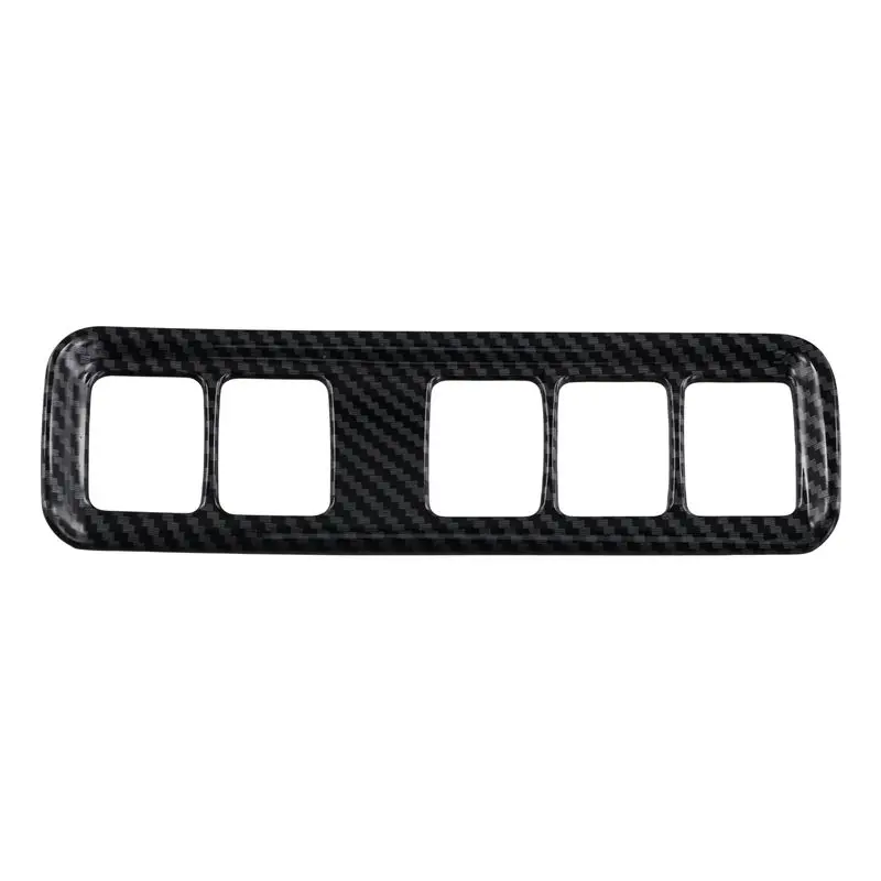 

AEE5-для Nissan Navara NP300 2016-2021 углеродное волокно, кнопка переключения фар автомобиля, накладка, декоративная рамка, аксессуары