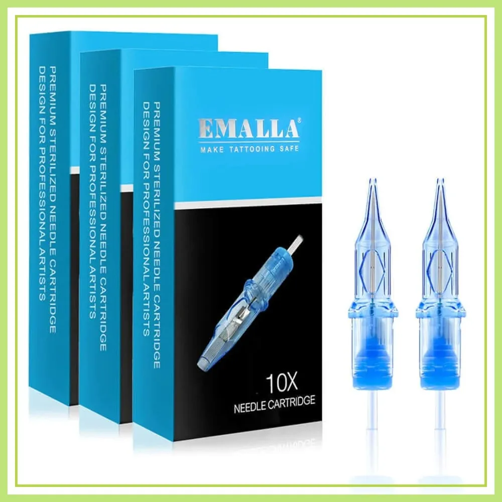 

50Pcs Mixed ELIOT Tattoo Cartridge Needles 0603RLL 0803RLL 0805RLL 1003RLL 1005RLL for Artists Tattoo Supplies