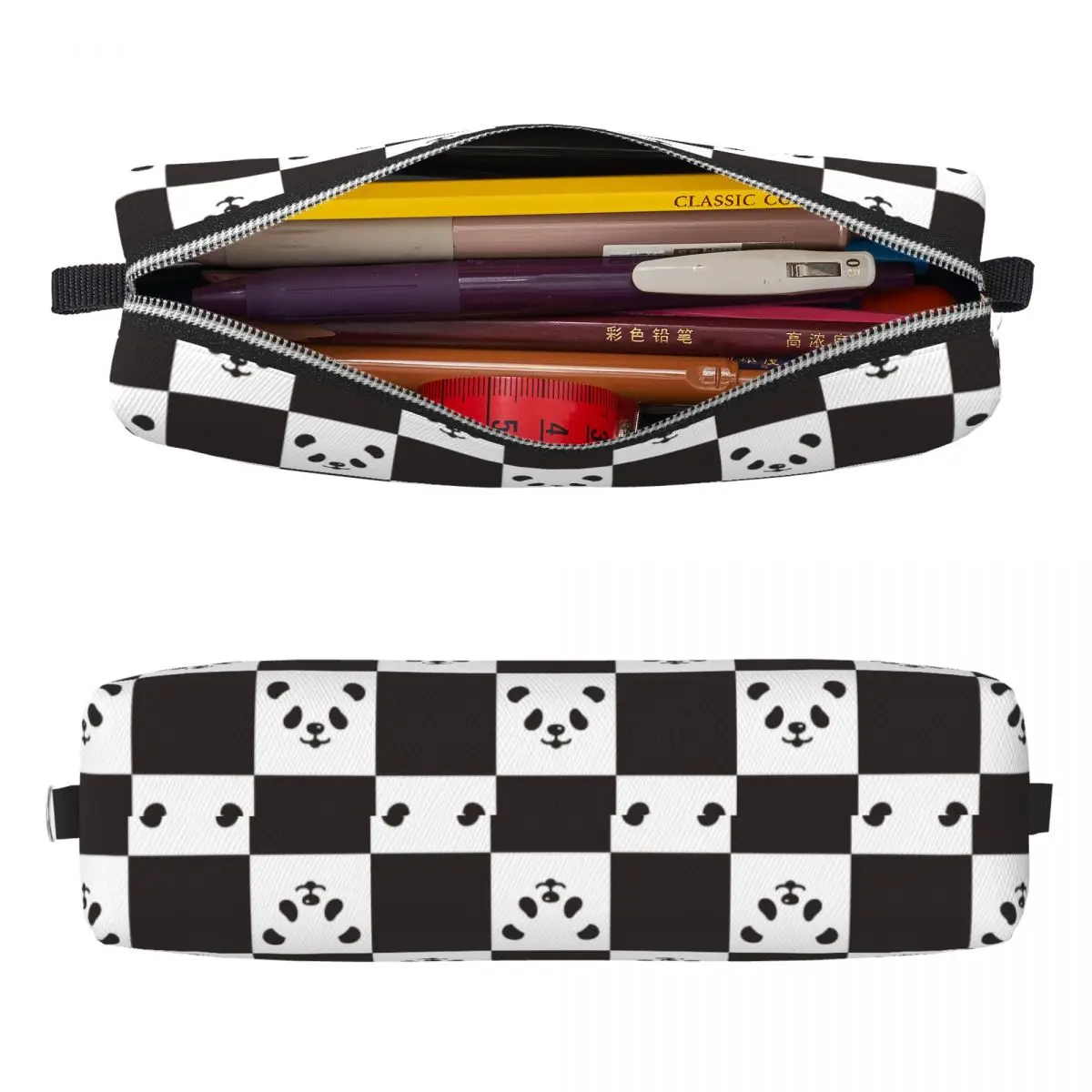 جديد الباندا الدب نمط مقلمة مقلمة حامل قلم للطلاب تخزين كبير أكياس قلم رصاص الطلاب القرطاسية المدرسية