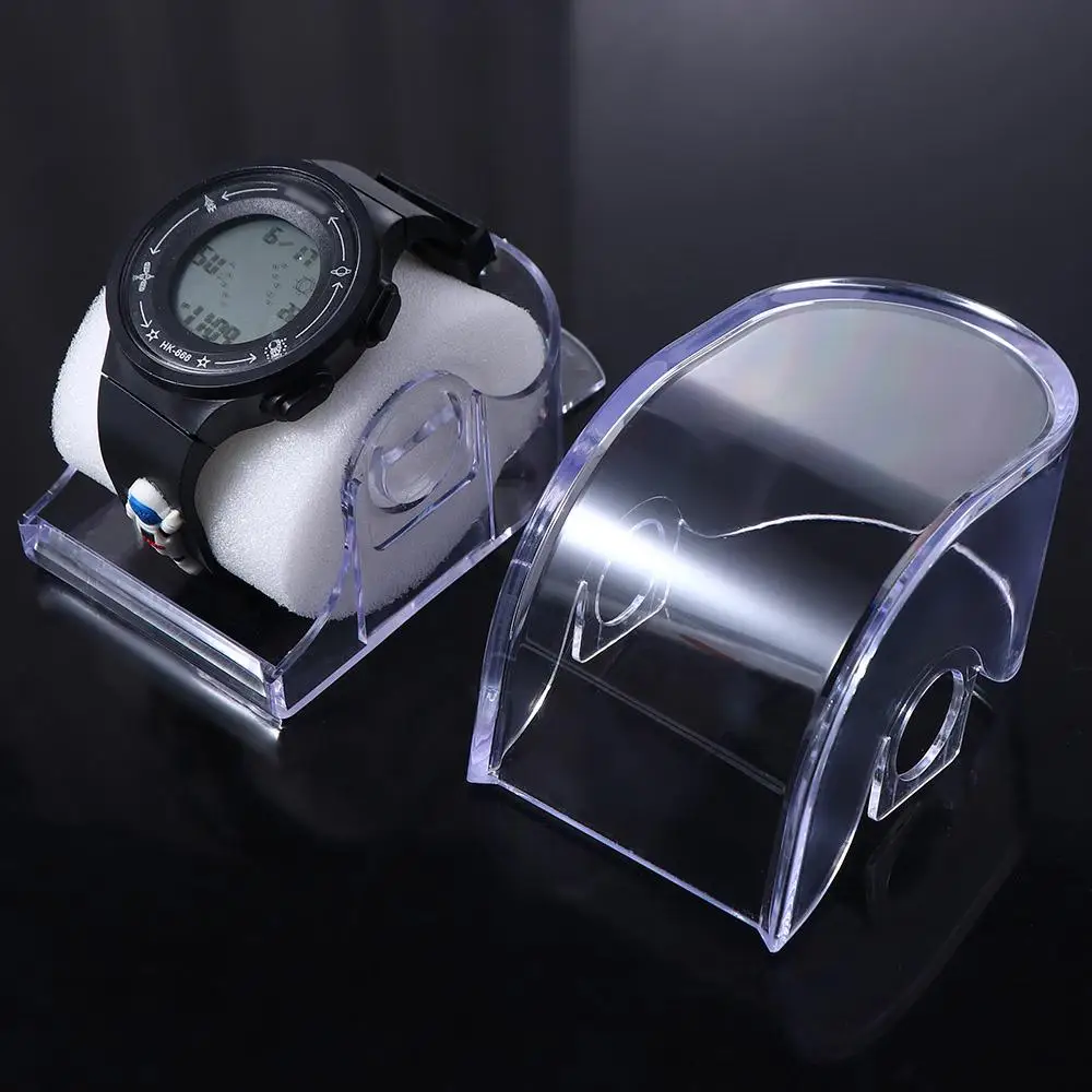 Case Watch Packaging Box Woman Watch Case Bracelets Holder Transparent Watch Box Watch Display Holder Plastic Watch Storage Box