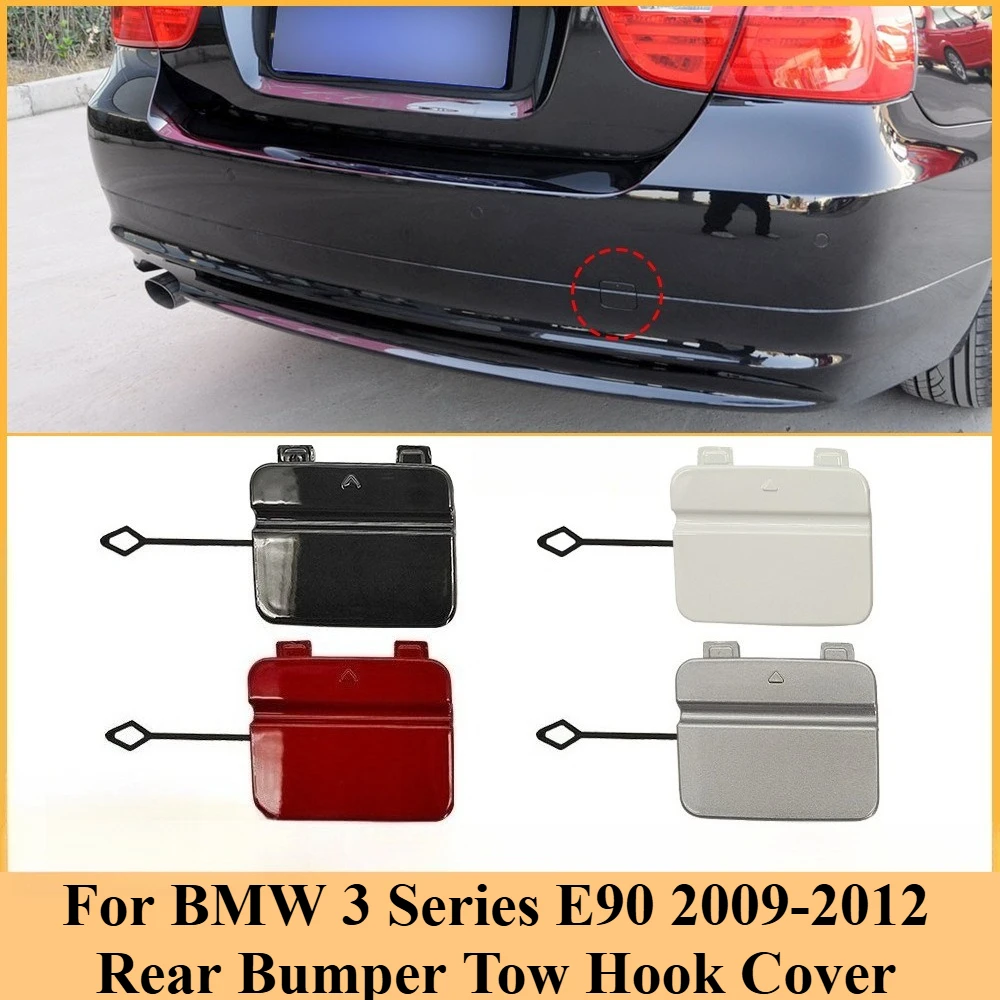 

For BMW 3 Series E90 2009 2010 2011 2012 Rear Bumper Tow Hook Cover Cap 51127202673 Car Exterior Trim Decoration Accessories