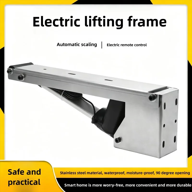 Remote Control Lifting Stainless Steel Hydraulic Strut for Basement Hidden Door Wine Cellar Door Attic Skylight  Automatic Lift