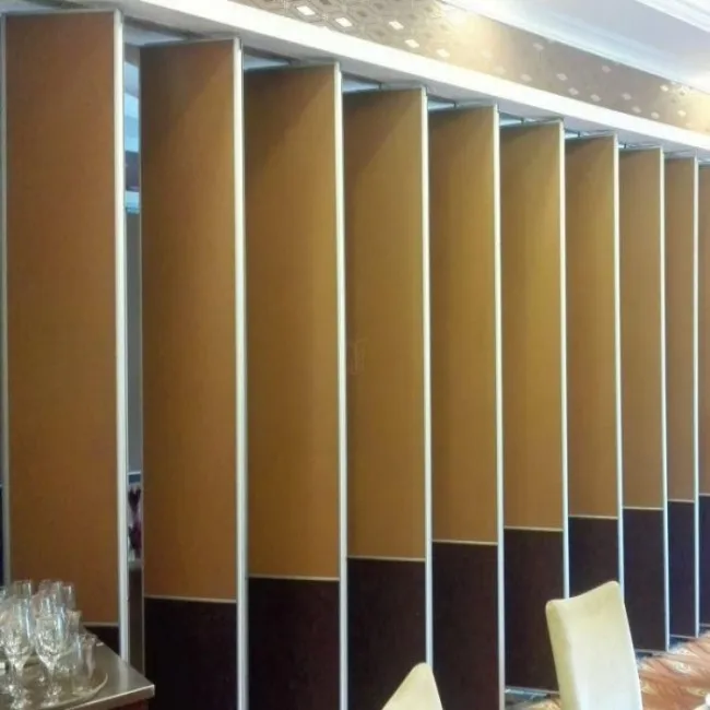 Electric Operable Movable Partition Wall System Automatic Sliding Wall Soundproof Room Divider For Conference Hall
