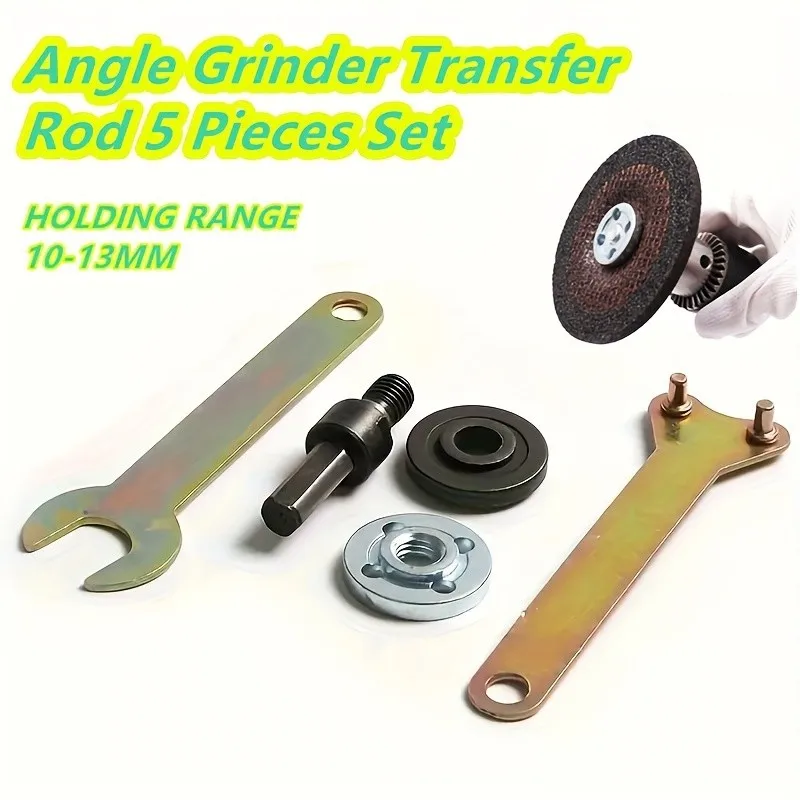 

“5Pc 10-13mm Metal Angle Grinder Rod – Man-Elec Conv, Pistol Drill Mod/Pwr Adapters, Ind/DIY”