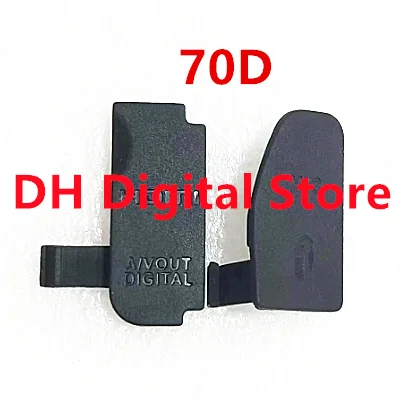 NEW USB/HDMI-compatible DC IN/VIDEO OUT Rubber Door Bottom Cover For Canon EOS 70D Digital Camera Repair Part