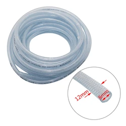 OD8mm ID12mm PVC Reticulated Pipe Transparent Hose High-Pressure Network Pipe Garden Irrigation Anti Freezing Hard Plastic Tube