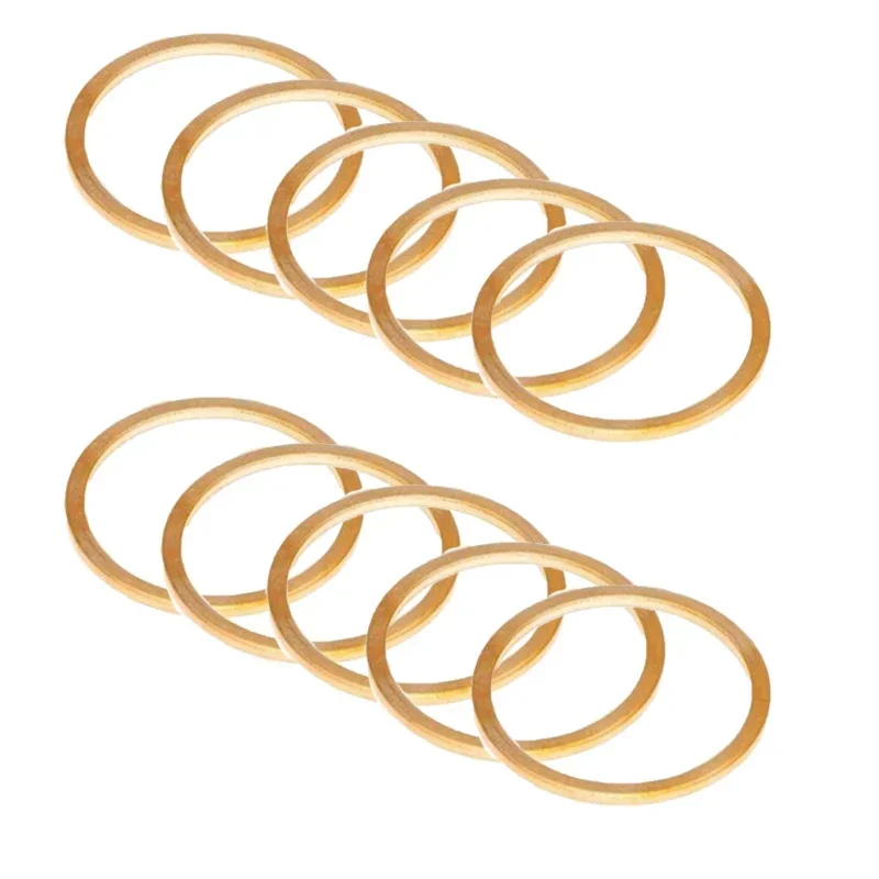 Motor Copper Plated Exhaust Pipe Gasket For Kawasaki ZR900 2018-2019 2023 Z900RS 2018-2021 2023 Z900 2017-2021