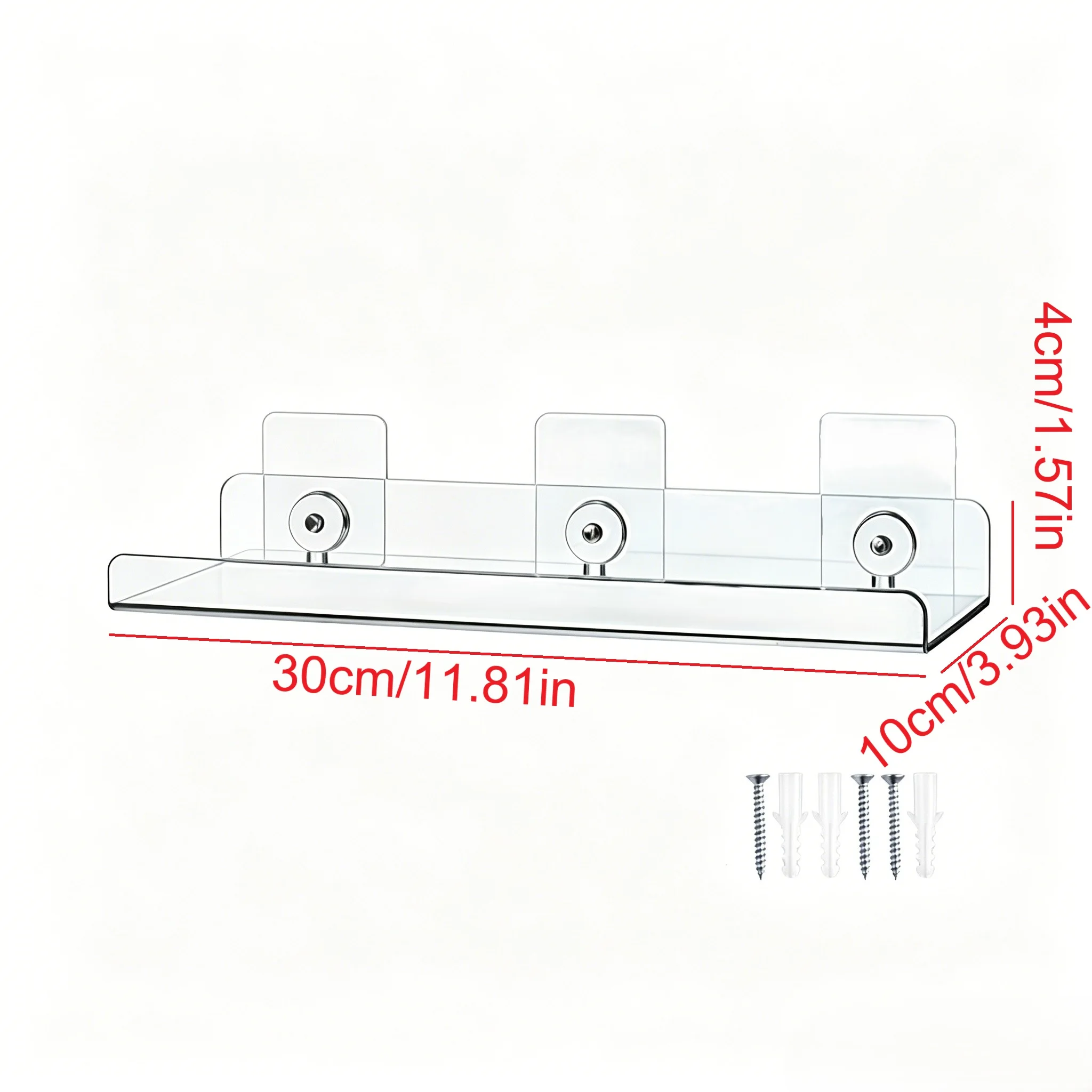 For Maximizing Vertical Space Floating Plant Shelf Glass Window Garden Transparent Material Design Double Installation Method