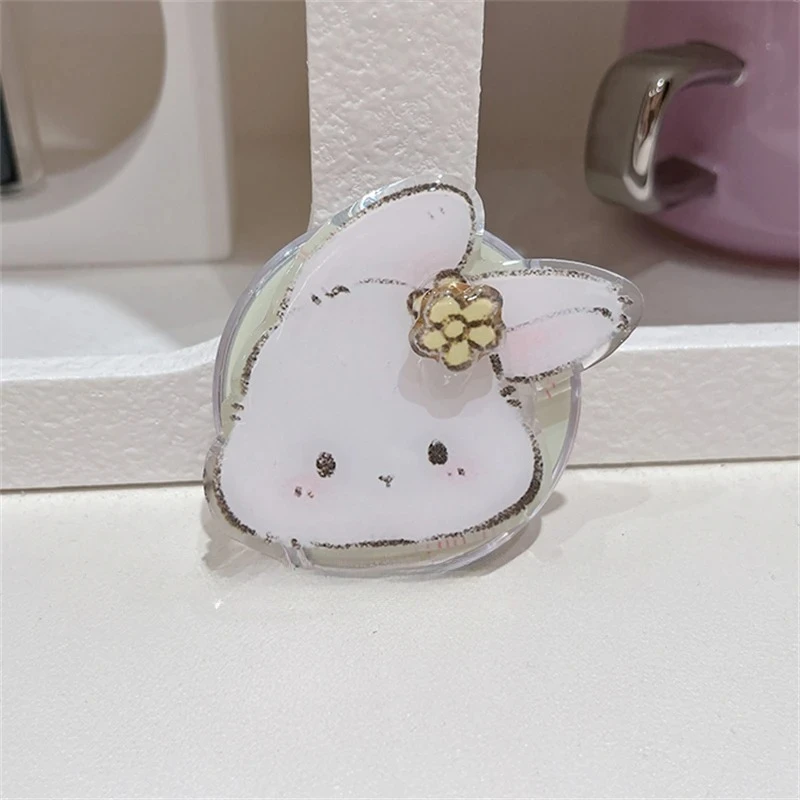 

Корейский милый вращающийся кролик для Magsafe, магнитный держатель для телефона Griptok Grip Tok, подставка для iPhone 17 16, аксессуары Smart Tok