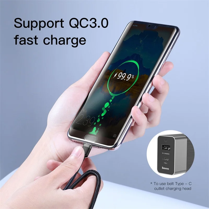 Baseus 100W USB C To USB Type C Cable For iPhone 15 Plus Pro max USB C PD Fast Charger Cord USB-C Type-c Cable For Macbook Pro