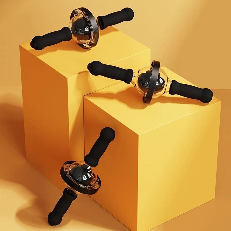 Big Gyro Ball Metal Wrist Strength Ball Dual‑Head Forearm Trainer Hand Gripper Home Fitness Arm Speed Workout
