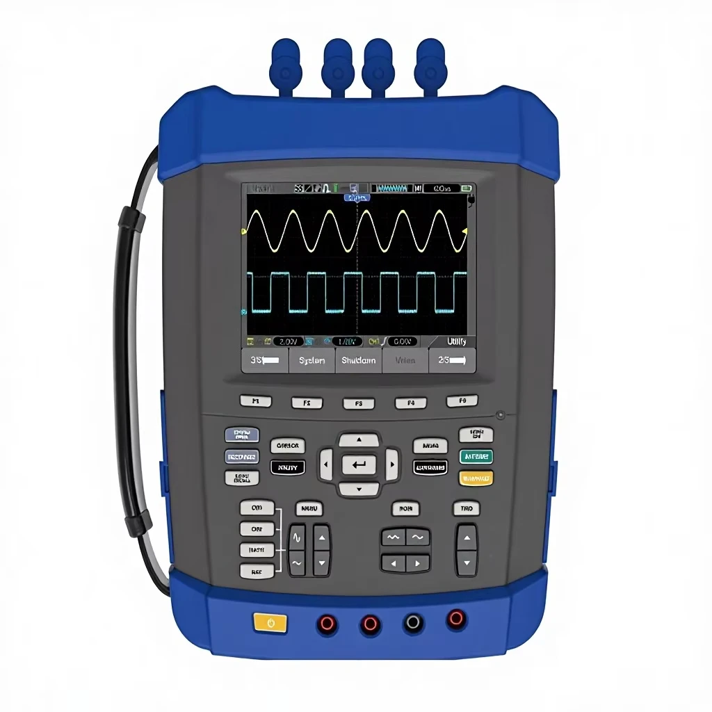 DSO8102E Handheld Oscilloscope 2 Channels 100MHz Six-in-One IP51 Rated Dust/Drip/Shock Resistant Factory Direct Sales
