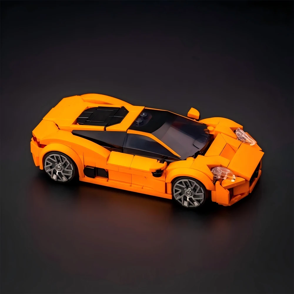 Neue MOC-Geschwindigkeit ​ ​ Serie City Sports Car C-X75 Modellbausatz DIY Modulares Auto Technik-Montagespielzeug Geburtstagsgeschenk für Erwachsene