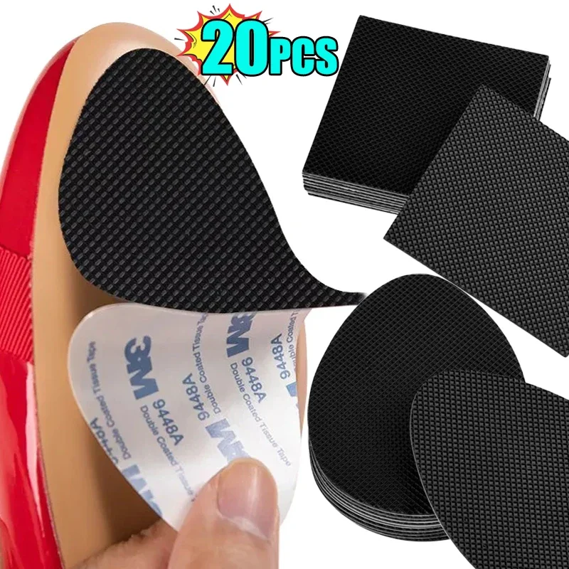 2/10Pcs Anti-Slip Heel Sole Protector Shoe No-adhesive Sticker Pads for Women Shoes Repair High Heels Sandal Outsole Shoe Care