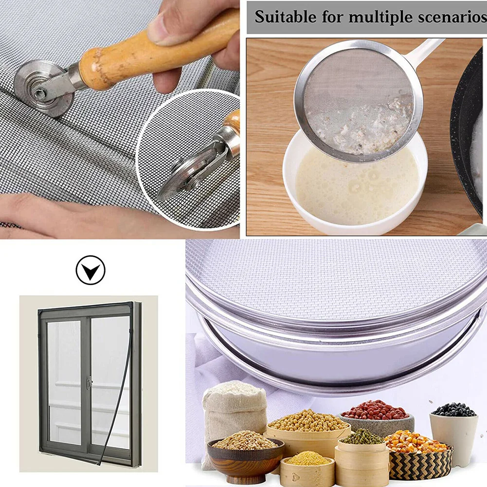 Filtre à maille en acier inoxydable, 100 mailles, 60x30cm, partenaire de réparation avant en métal, plaque de tamis en fil tissé