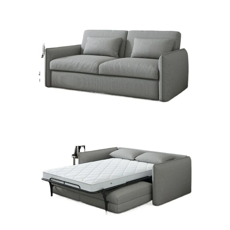 

Modern simple sofa bed, foldable integrated dual-purpose small apartment multi-functional living room single and double sofa bed