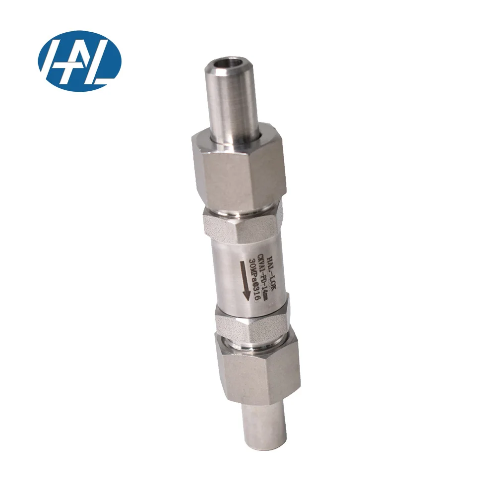 

316 Stainless Steel Butt Welded Type Check Valve High Temperature High Pressure for Gas