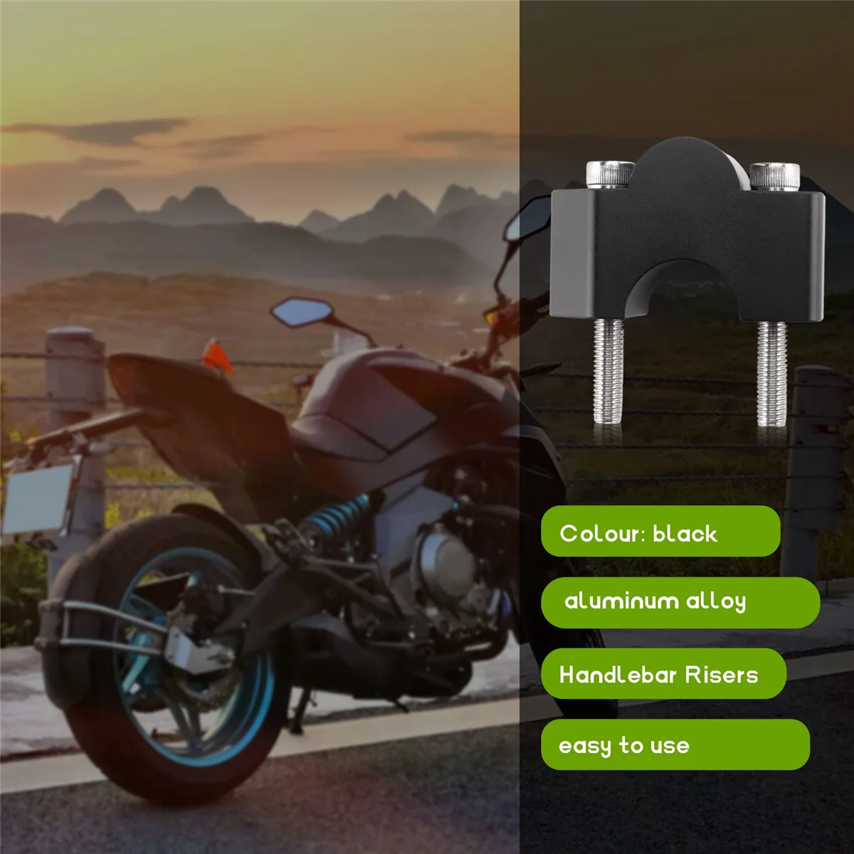 

High-Quality Motorcycle Handlebar Risers for 650MT 650 MT 650-MT
