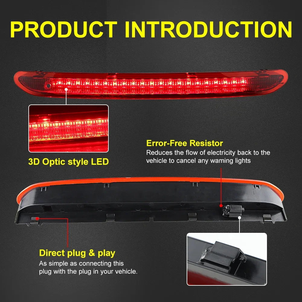 3RD Car LED Rear Third Stop Lights Rear Additional Brake Light For Volkswagen Golf 6 Golf 7 Mk6 Polo Hatchback 6R 5K0945087B C D