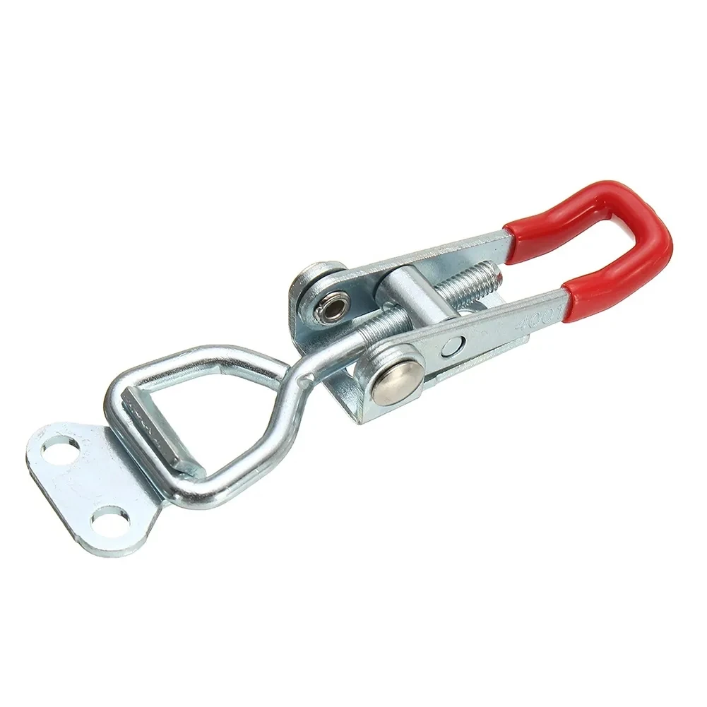 2/4PCS Heavy Iron Adjustable Buckle Lock Clamp Box Buckle Clamp Door Bolt Type Quick Clamp Accessory Horizontal