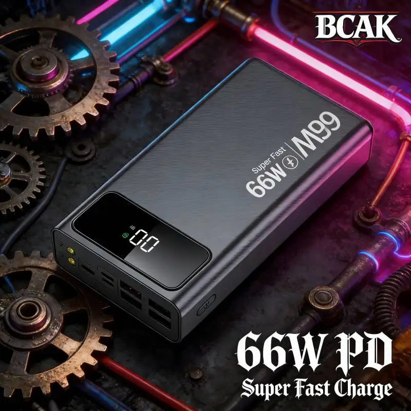 

Портативное зарядное устройство BCAK Brand Store 60000 мАч с быстрой зарядкой, совместимое с телефонами и планшетами. Оптовые заказы приветствуются.