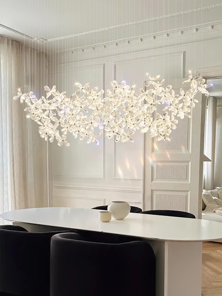 Italian Designer Luxury Crystal Pendant Light 2025 for Dining Hall Restaurant Kitchen Bar Table Decorative Lighting