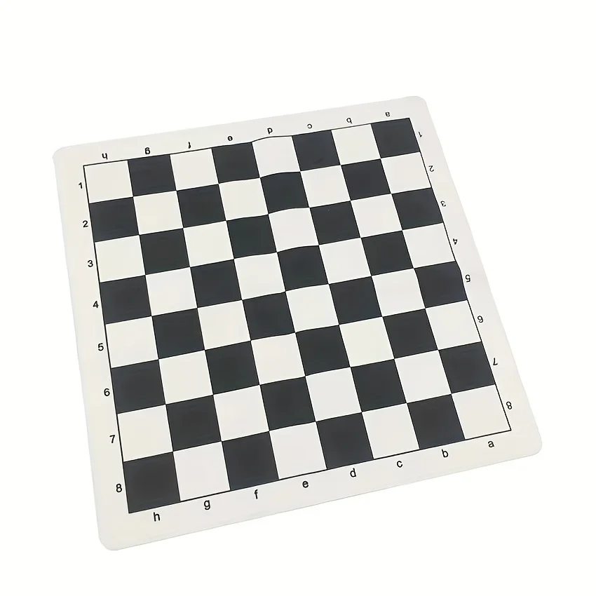 Chessboard PU Leather, Chess Pieces Set Board 43*43cm/16.9*16.9inch Checker Folding Checkers Or Shogi Chess Game Board