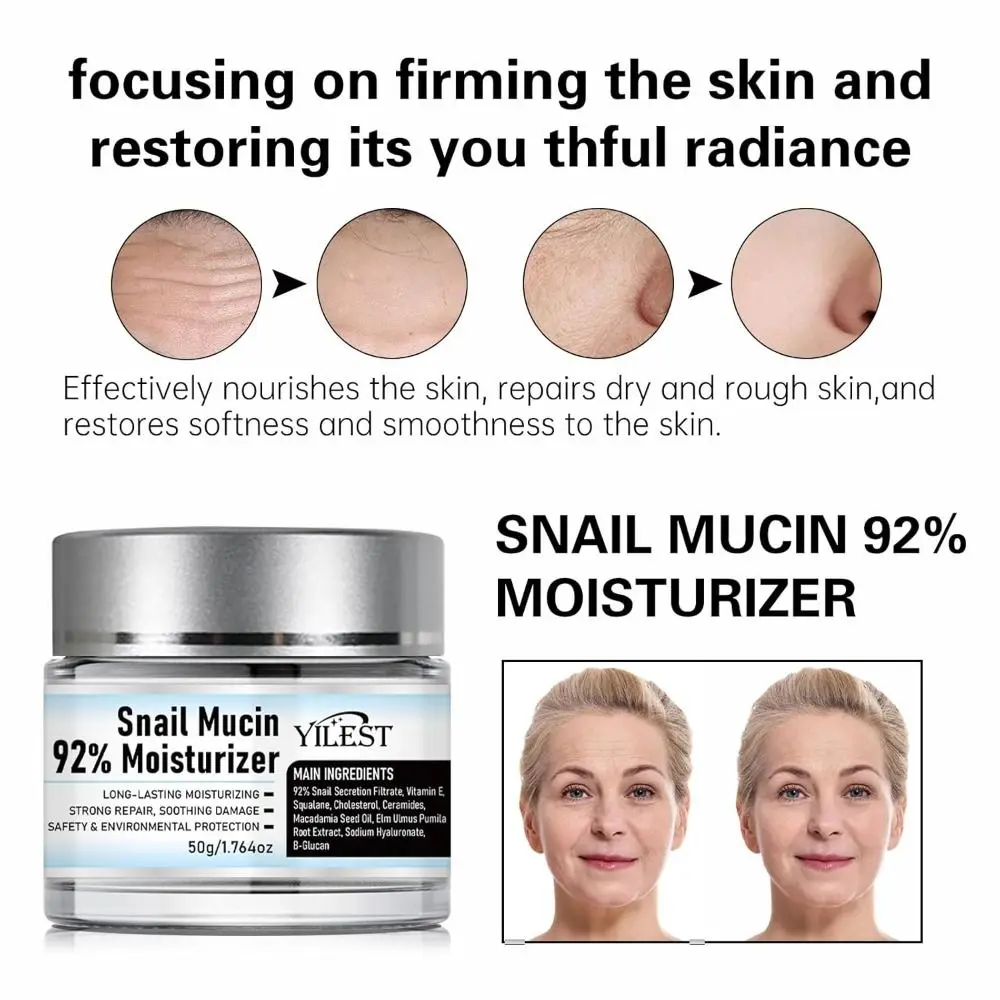 Snail Mucin Snail Mucin Moisturizer Original Deep Moisturizing Face Gel Cream Anti-Aging Repair Snail Mucin Repair Cream