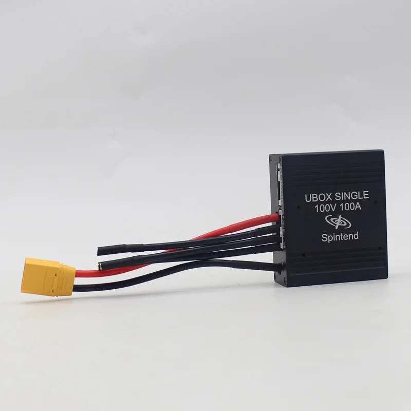 Single Ubox 100V 100A Motor Speed Controller Based on VESC with Aluminum Cooling Plate for Escooter Ebike Onewheel Skateboard